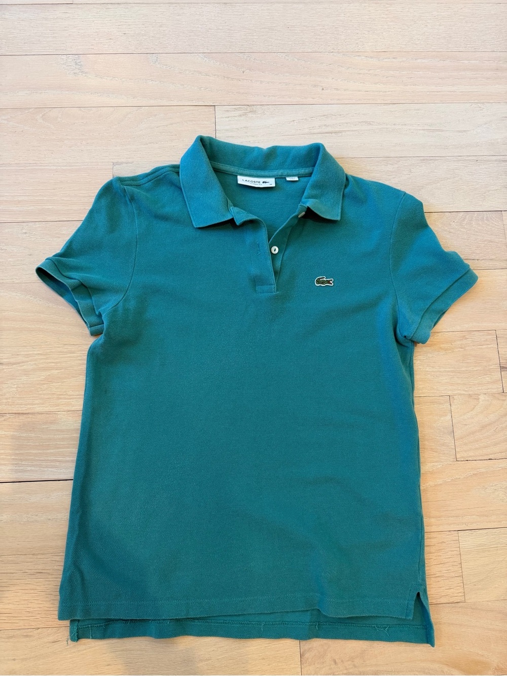 Kids Lacoste Green Classic Polo Shirt size 36